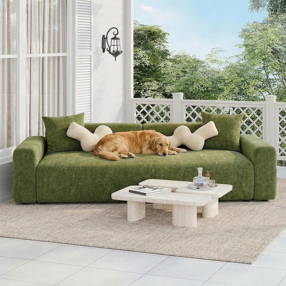 Herringbone Full Coverage Comfortable Scratch-Resistant ArmChair Sofa Protection Couch Cover