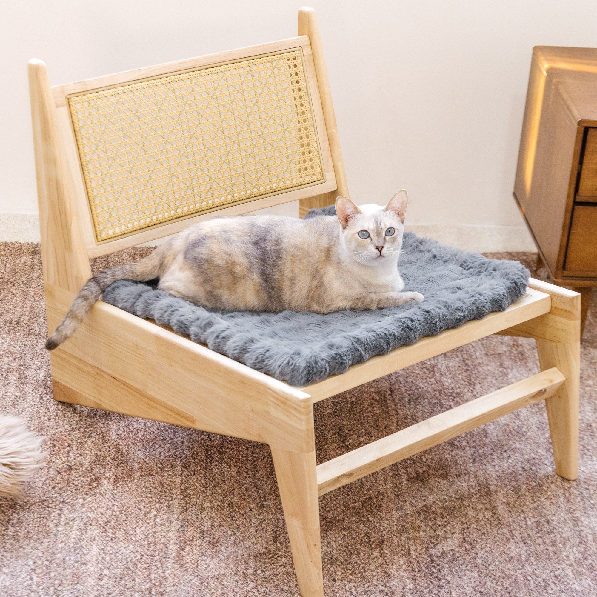 Fluffy Plush Faux Fur Warm Pet Mat Non-slip Couch Cover