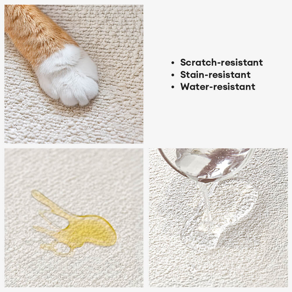 Water-repellent Teddy Fleece Non-Slip Straight Couch Cover