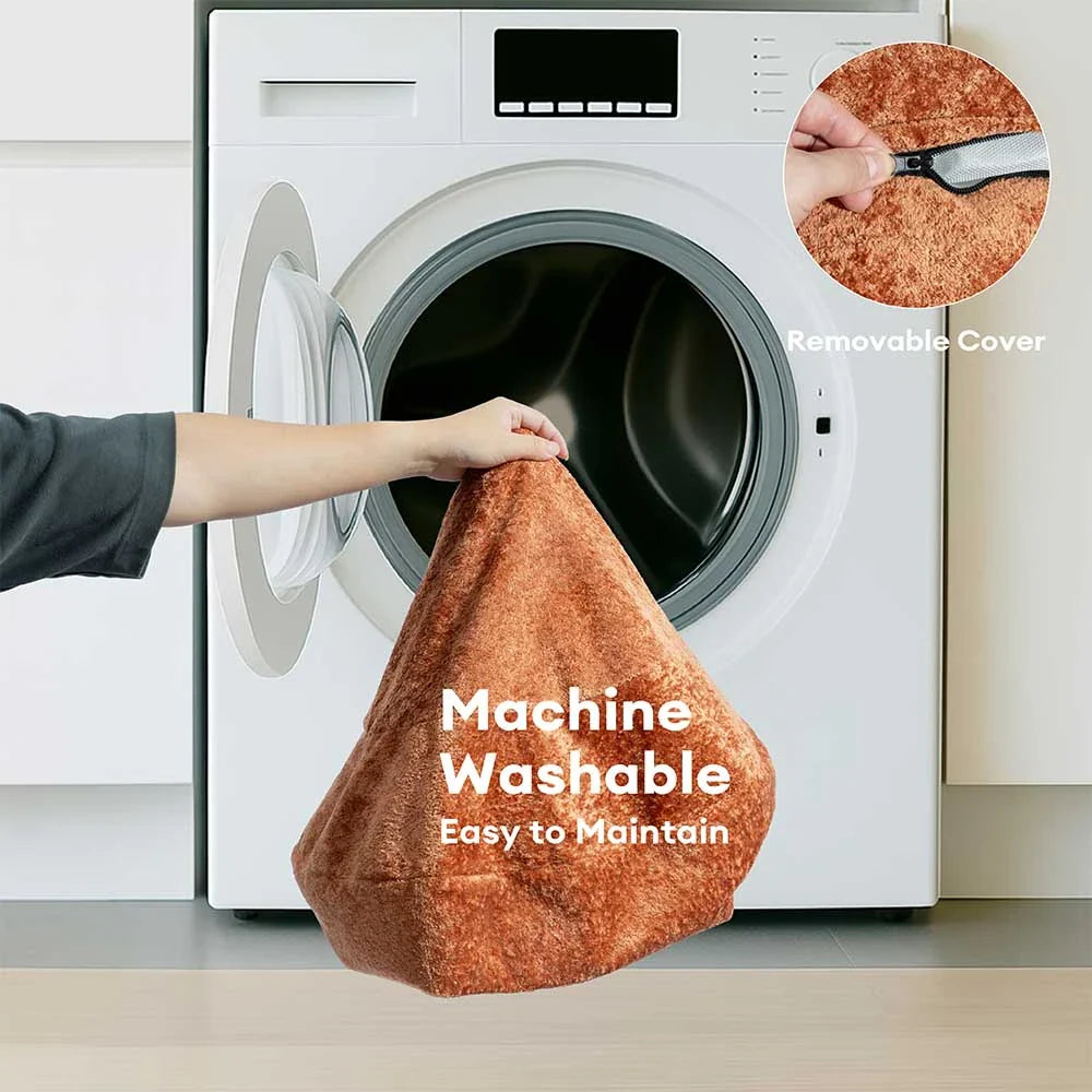 Luxe Diamond Velvet Removable Orthopedic Donut Dog Bed With Pillow - DreamNest