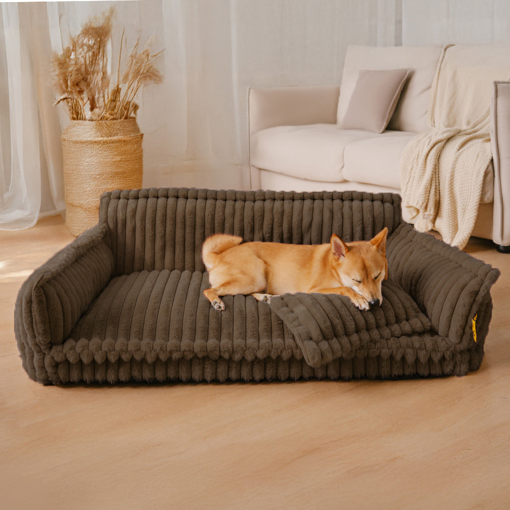 Large Washable Fluffy Orthopedic Soft Dog Pillow Outdoor Dog Sofa Bed-Snoozy Dream