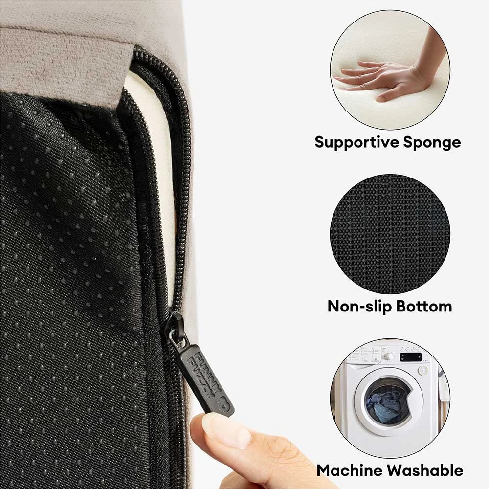 Chenille Extra Wide Non-Slip Removable Sponge Pet Stairs - SafeRamp