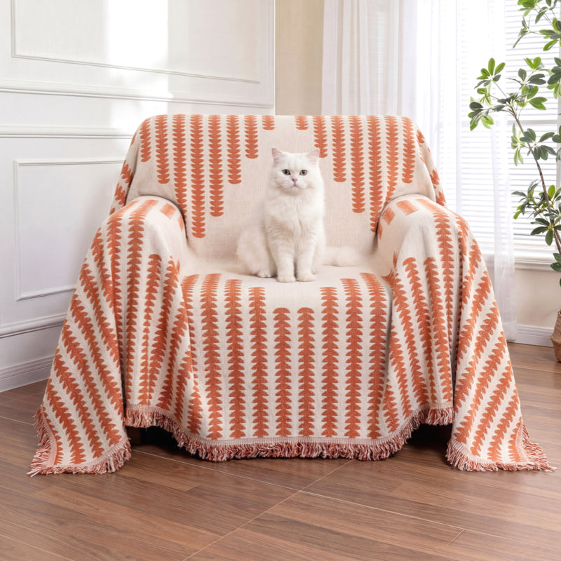 All-seasons Chenille Fabric Double-sided Anti-scratch Home Armchair Sofa Cover