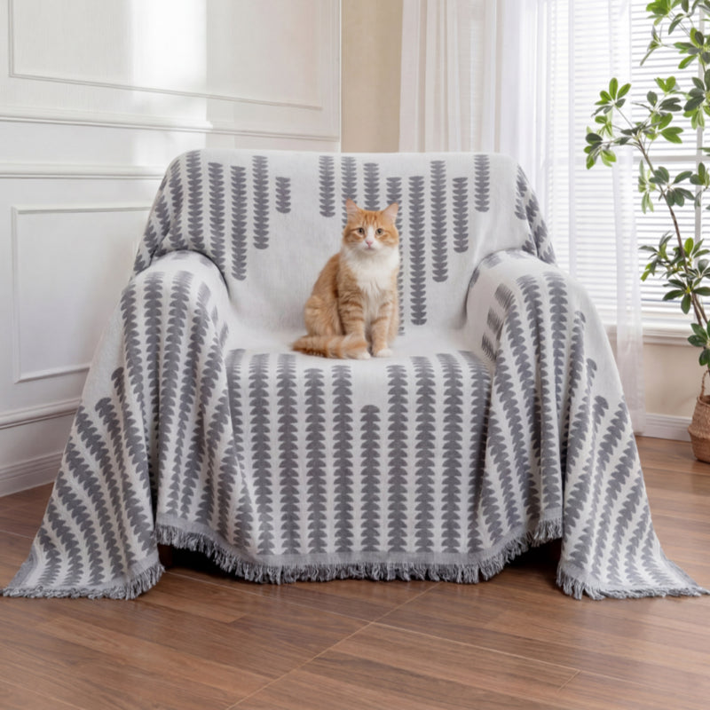 All-seasons Chenille Fabric Double-sided Anti-scratch Home Armchair Sofa Cover