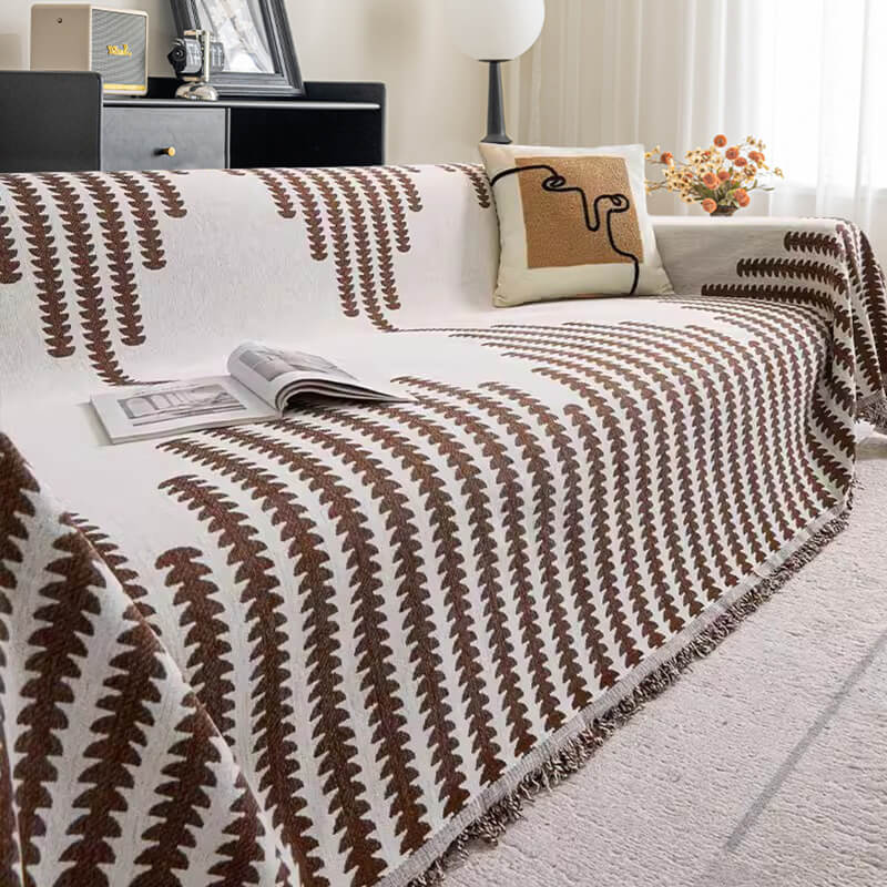 All-seasons Chenille Fabric Double-sided Anti-scratch Home Armchair Sofa Cover