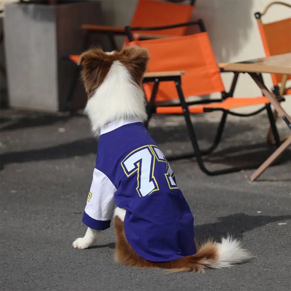 Crew Neck Breathable Washable All Breed Dog T-Shirt