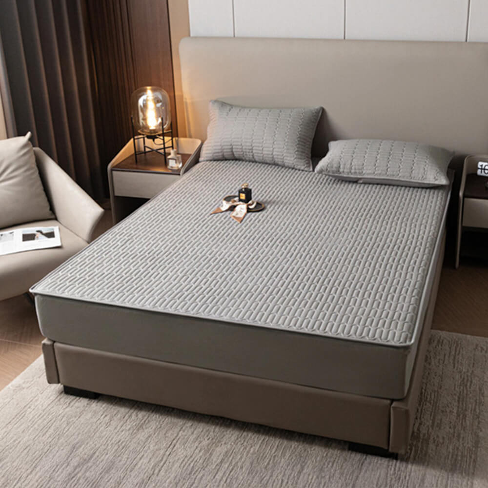 Soft & Antibacterial Full Enclosure Waterproof Zippered Mattress Protector