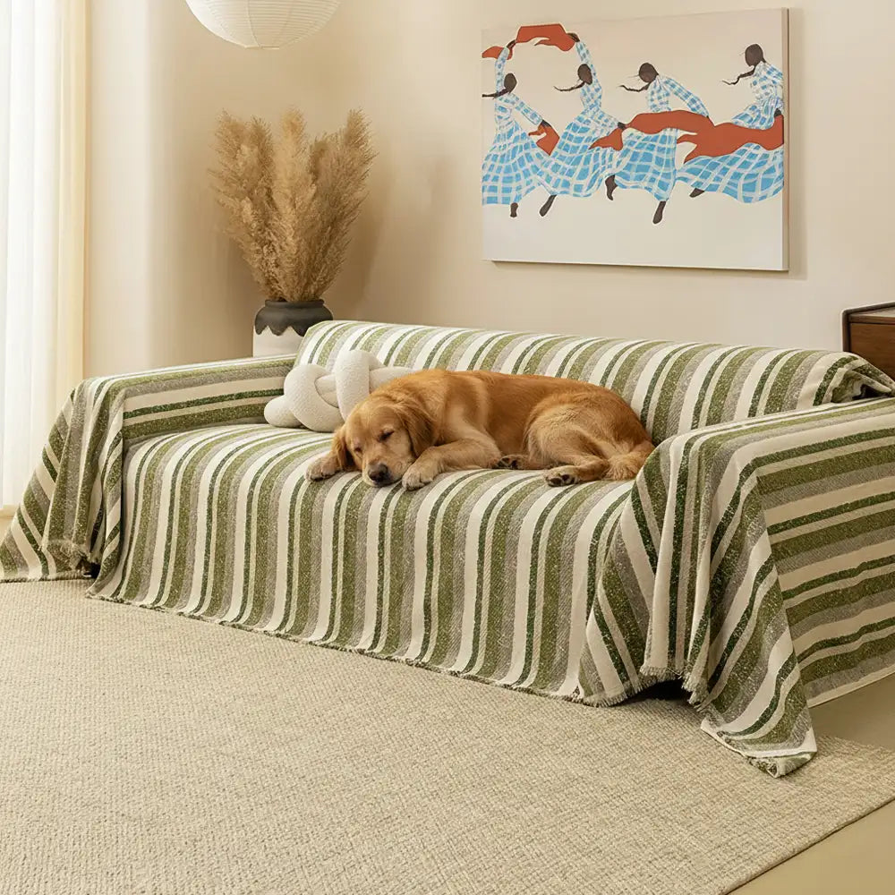 All-Season Breathable Chenille Scratch-Resistant Sofa Protector Couch Cover