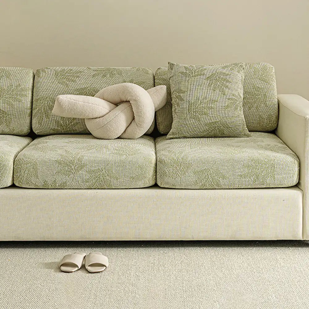 Elastic Chenille All-Season Anti-Scratch Full-Coverage Couch Cover