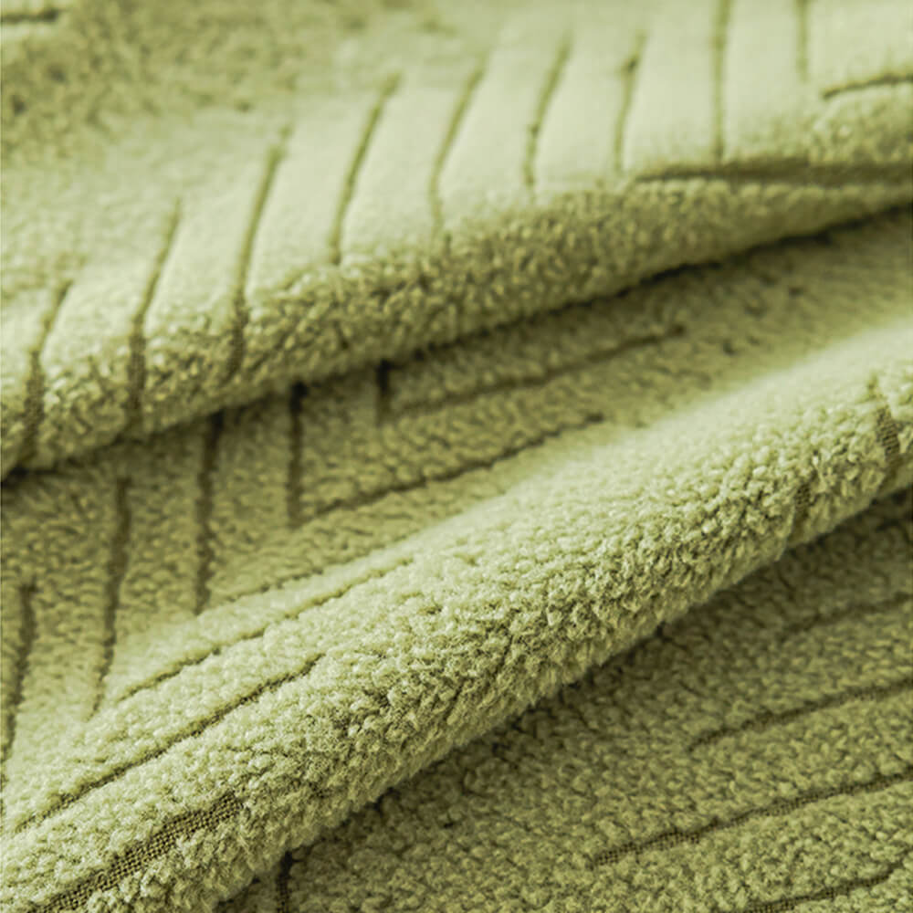 Elegant Herringbone Cream Aesthetic Stretch Couch Cover
