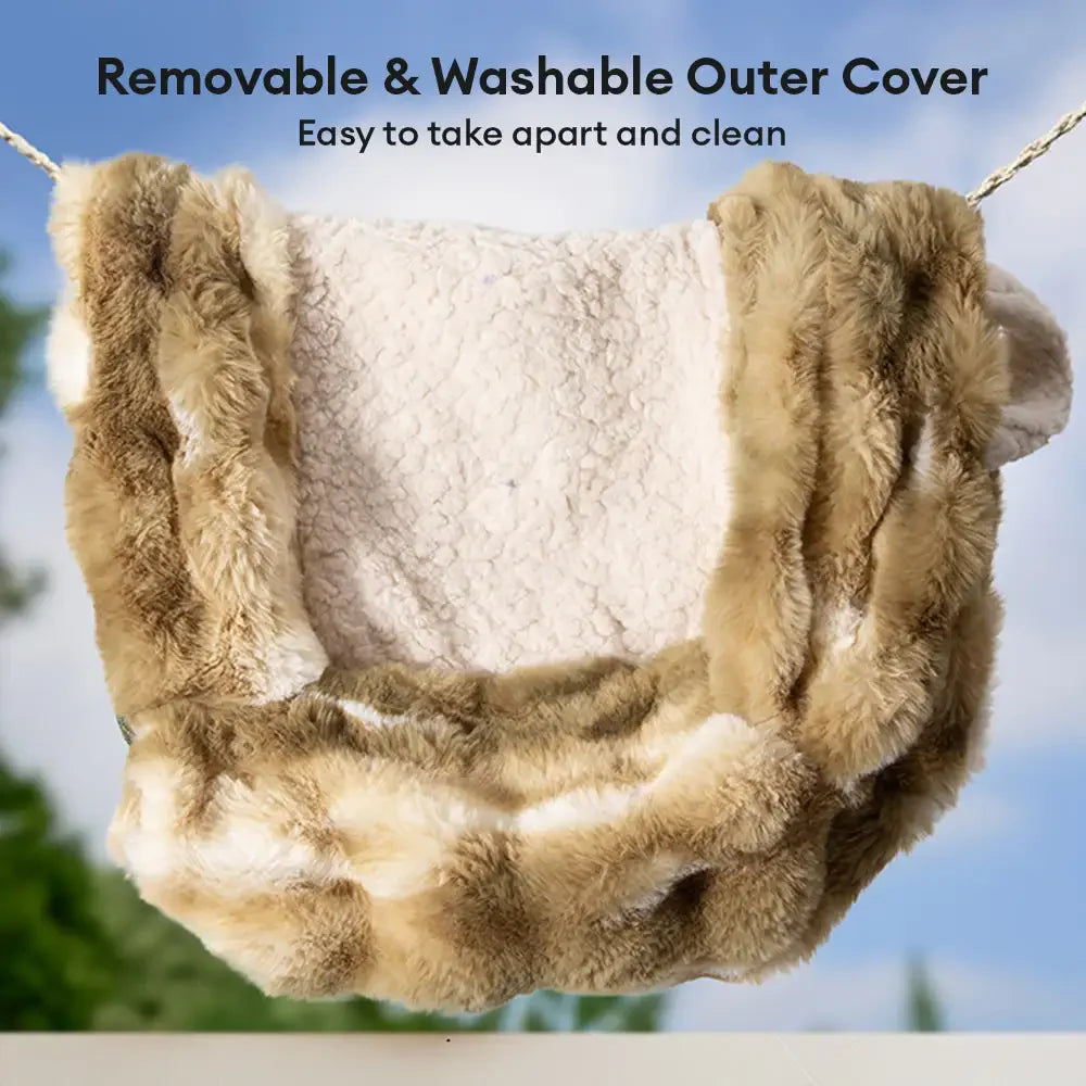 Jungle Secret Tie-Dye Plush Cozy Dog And Cat Sofa Bed