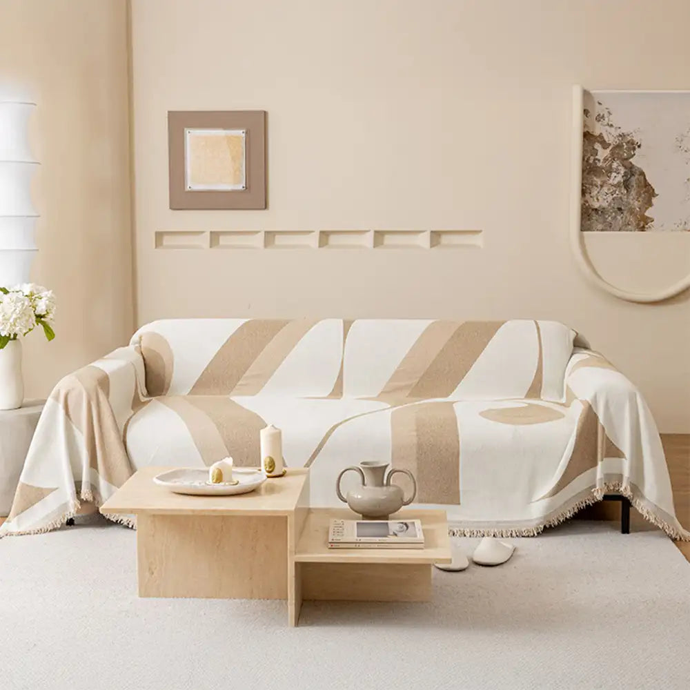 Modern Art Chenille All-Season Universal Fit Multifunctional Couch Cover