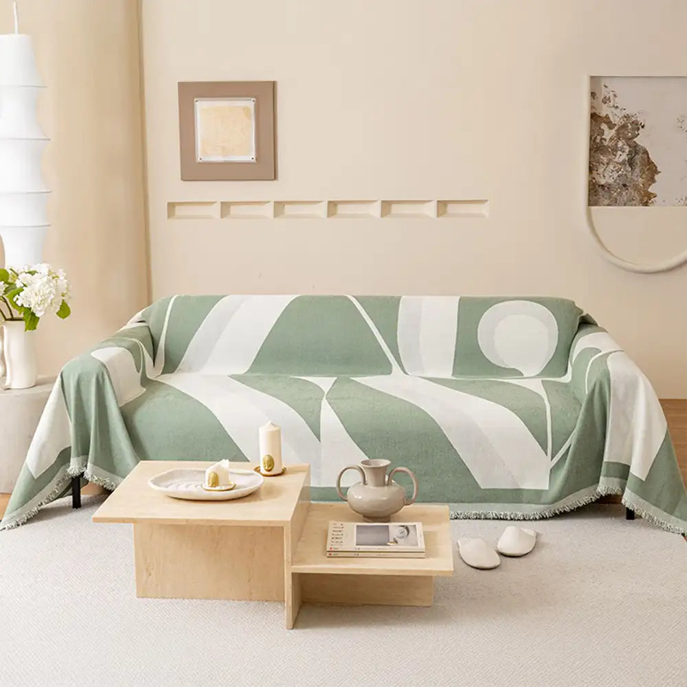 Modern Art Chenille All-Season Universal Fit Multifunctional Couch Cover