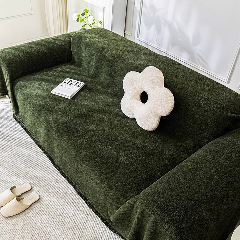 Soft Plush Water-resistant Multi-Purpose Furniture Armchair Sofa Cover
