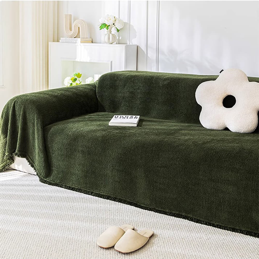 Soft Plush Water-resistant Multi-Purpose Furniture Armchair Sofa Cover