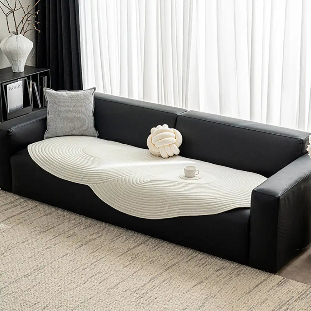 Soft Pure Cotton Sofa Protection Non-slip Couch Cover