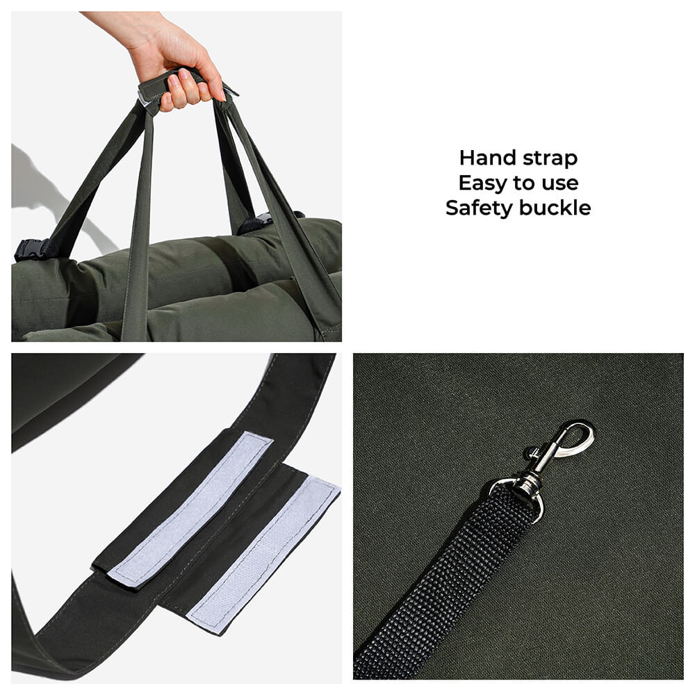 Portable Leisure Outing Pet Bolster Large Dog Car Seat Bed - FUNNYFUZZY