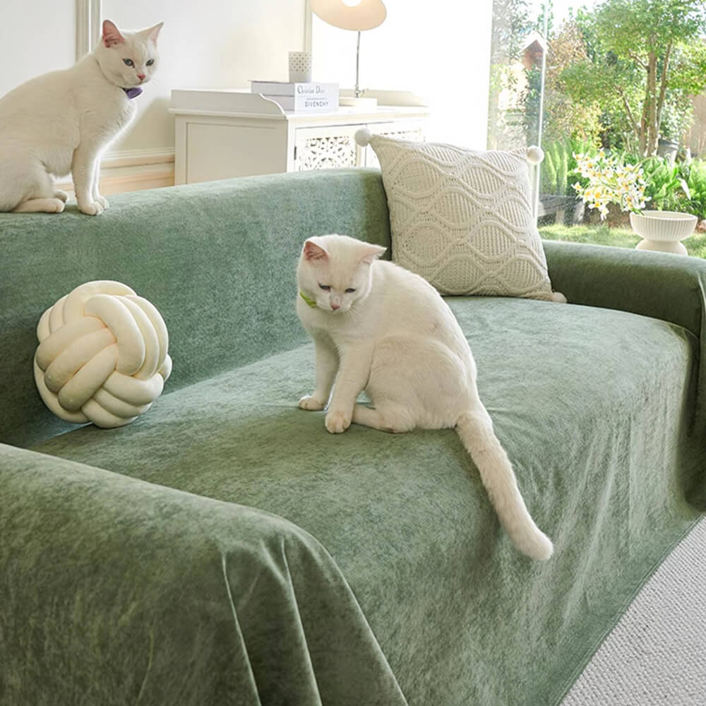 Soft and Waterproof Scratch-Resistant Non-Linting Throw Outdoor Couch Cover