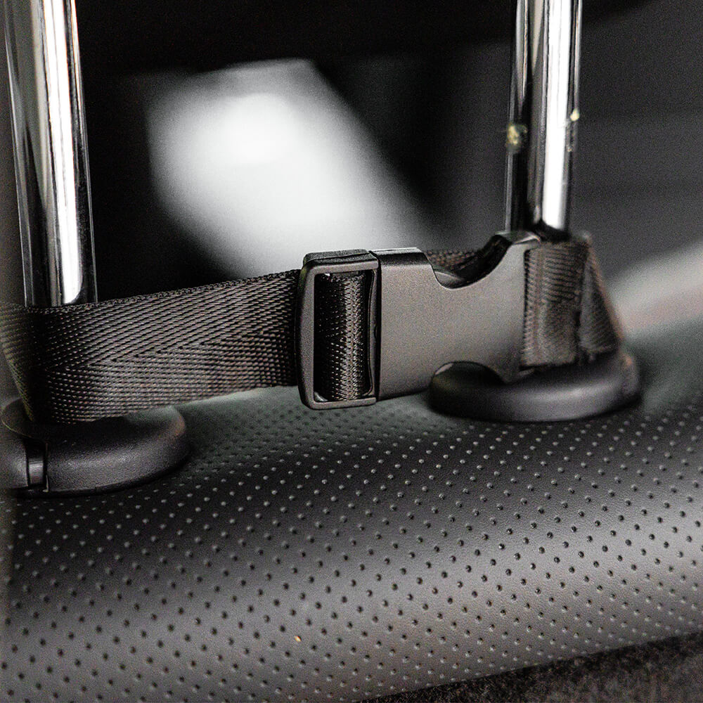 Travel Bolster Safety Medium Large Dog Car Back Seat Bed - FUNNYFUZZY