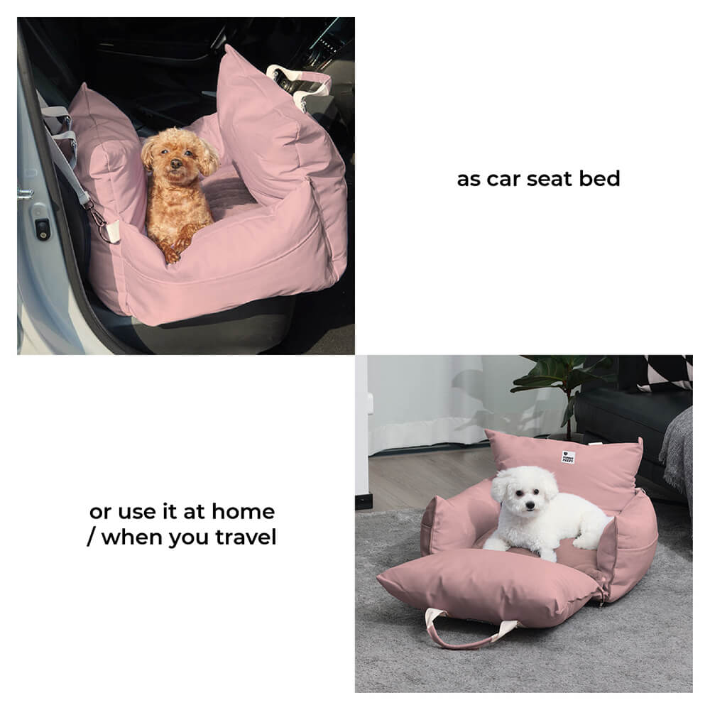 Waterproof Dog Car Seat Bed - First Class - FUNNYFUZZY