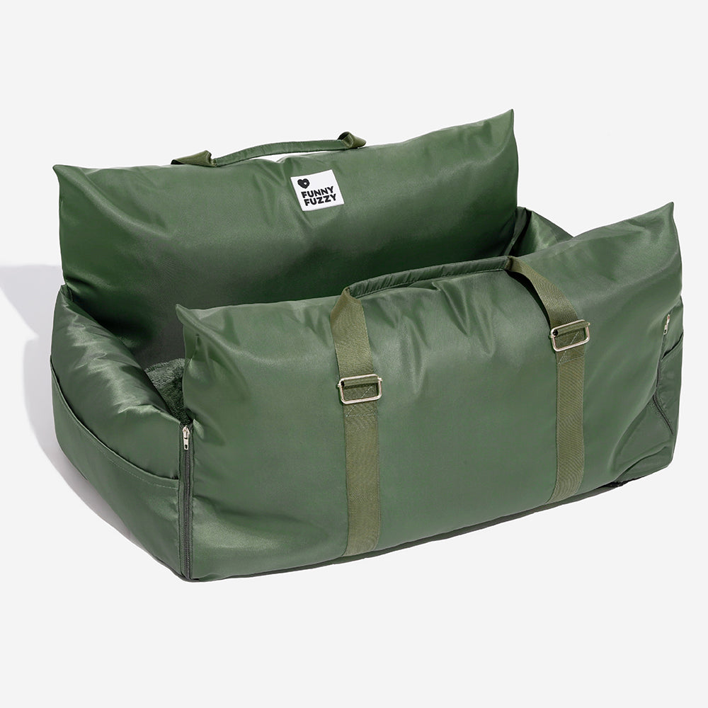 Waterproof Dog Car Seat Bed - First Class - FUNNYFUZZY