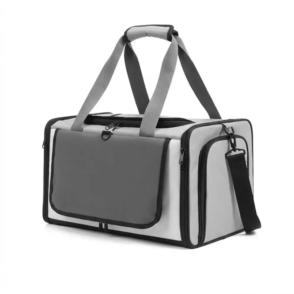 Outdoor Portable Breathable Large-Capacity Expandable Cat Airline Approved Carrier Bag