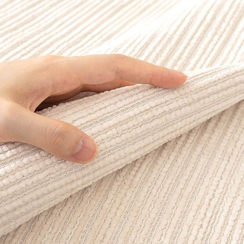 Simple Solid Color Chenille Scratch-resistant Protective Outdoor Couch Cover