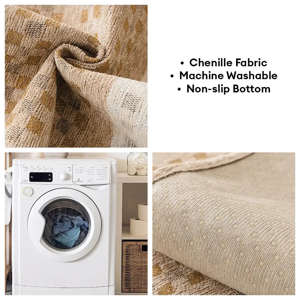 Skin-Friendly Breathable Chenille Sofa Protection Scratch-Resistant Non-Slip Couch Cover