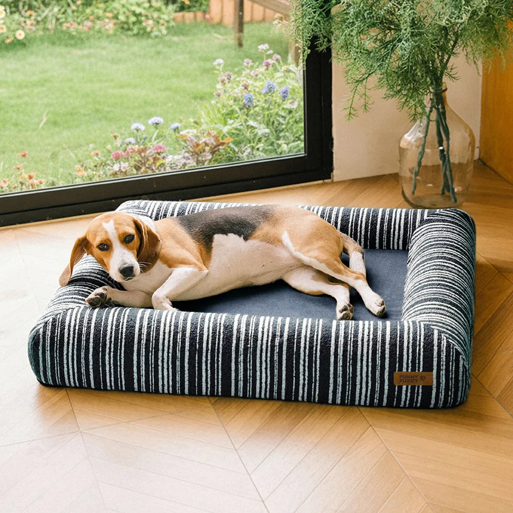 Orthopedic All-season Memory Foam Dog Bed - Funnyfuzzy SnugNest