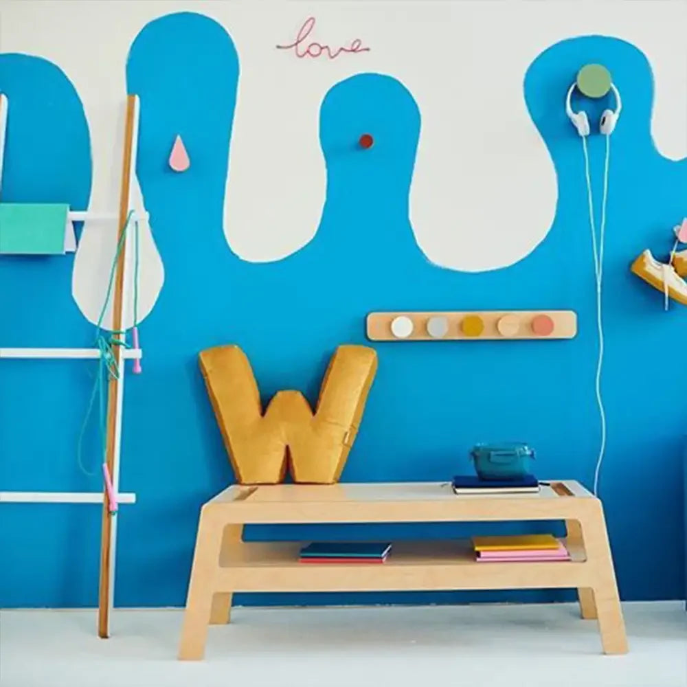 Velvet Letter Hugging Sofa Pillow