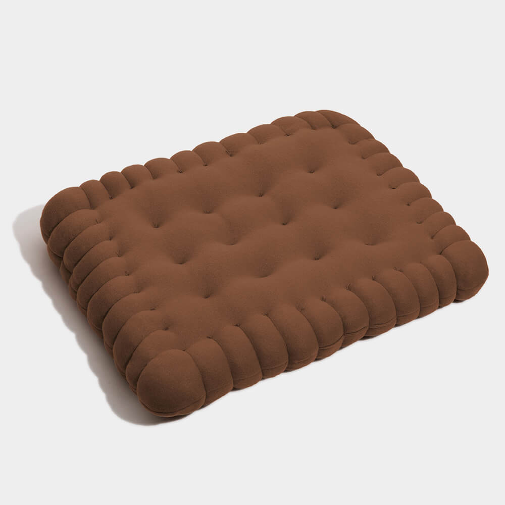 Biscuit Quilted Dog Bed - FUNNYFUZZY