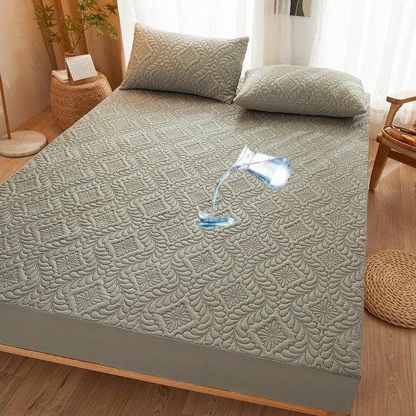 Waterproof Anti-Stain Soft Quilted Fitted Sheet Mattress Cover