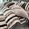 Irregular Ombre Striped Warm Thick Faux Rabbit Fur Anti-Static Bed Sheet Set