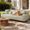 All Season Nordic Style Carved Plush Decorative Non-Slip Outdoor Couch Cover