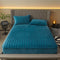 Plush Velvet Breathable Warm Fitted Sheet Mattress Cover