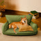 All-Season Chenille Dual-layer Removable Sponge Orthopedic Dog Bed With Pillow