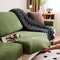 Modern Leaf Jacquard Water-Repellent Anti-Scratch Stretch Full Wrap Couch Cover