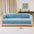 All-Season Anti-Slip Striped Pet Rug Furniture Protector with Armrest Outdoor Couch Cover - Keep Still