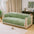All-Season Anti-Slip Striped Pet Rug Furniture Protector with Armrest Couch Cover - Keep Still