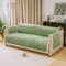 All-Season Anti-Slip Striped Pet Rug Furniture Protector with Armrest Outdoor Couch Cover - Keep Still