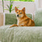 All-Season Anti-Slip Striped Pet Rug Furniture Protector with Armrest Outdoor Couch Cover - Keep Still