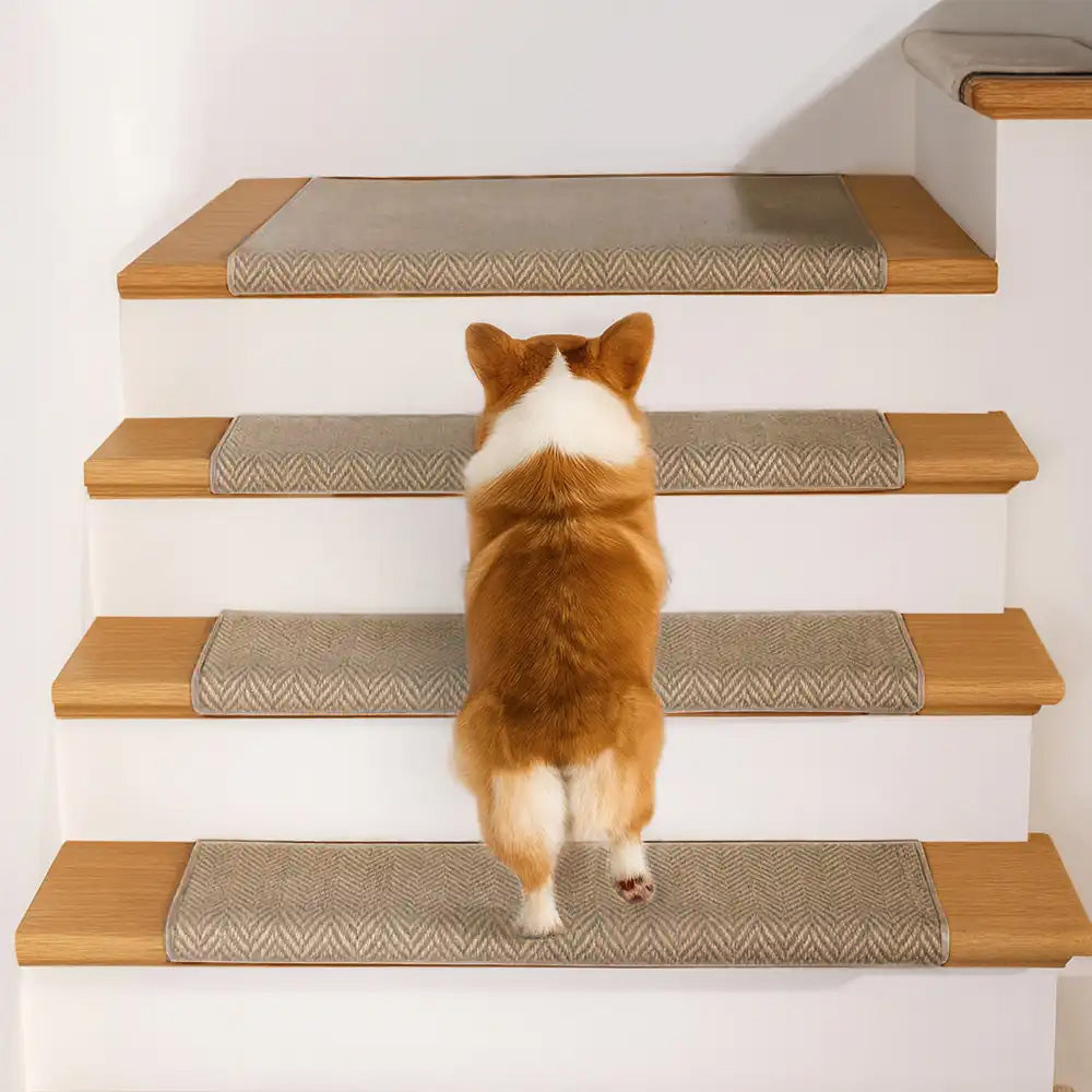 Herringbone Wear-Resistant Stair Protection Tape Free Carpet Stair Treads