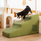 Chenille Extra Wide Non-Slip Removable Sponge Pet Stairs - SafeRamp