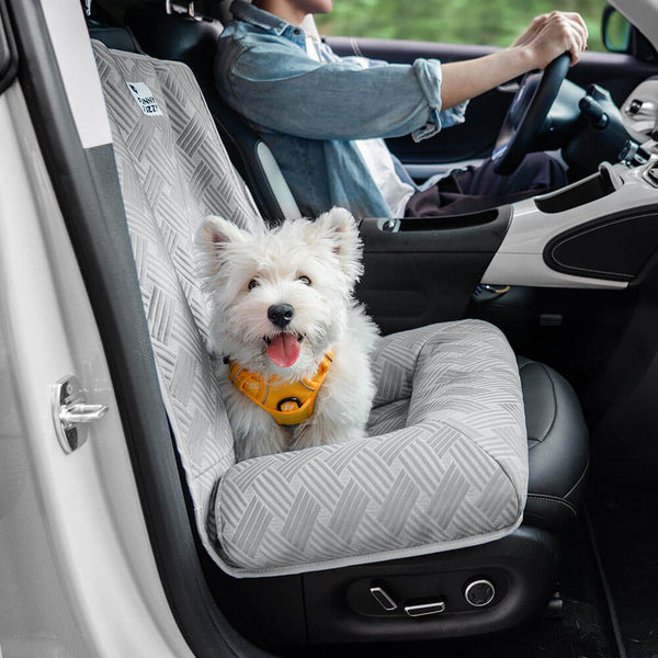 Cooling Travel Bolster Safety Back Seat Large Dog Car Seat Bed - Chill Rover