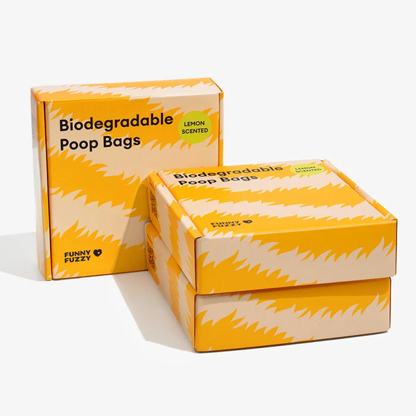 Lemon Scented Durable Recycled Poop Bags - Fresh Up