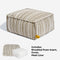 Sustainable Storage Pouf Ottoman & Dog Bed - Funnyfuzzy SnugNest