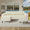 All-Season Anti-Slip Striped Pet Rug Furniture Protector with Armrest Outdoor Couch Cover - Keep Still