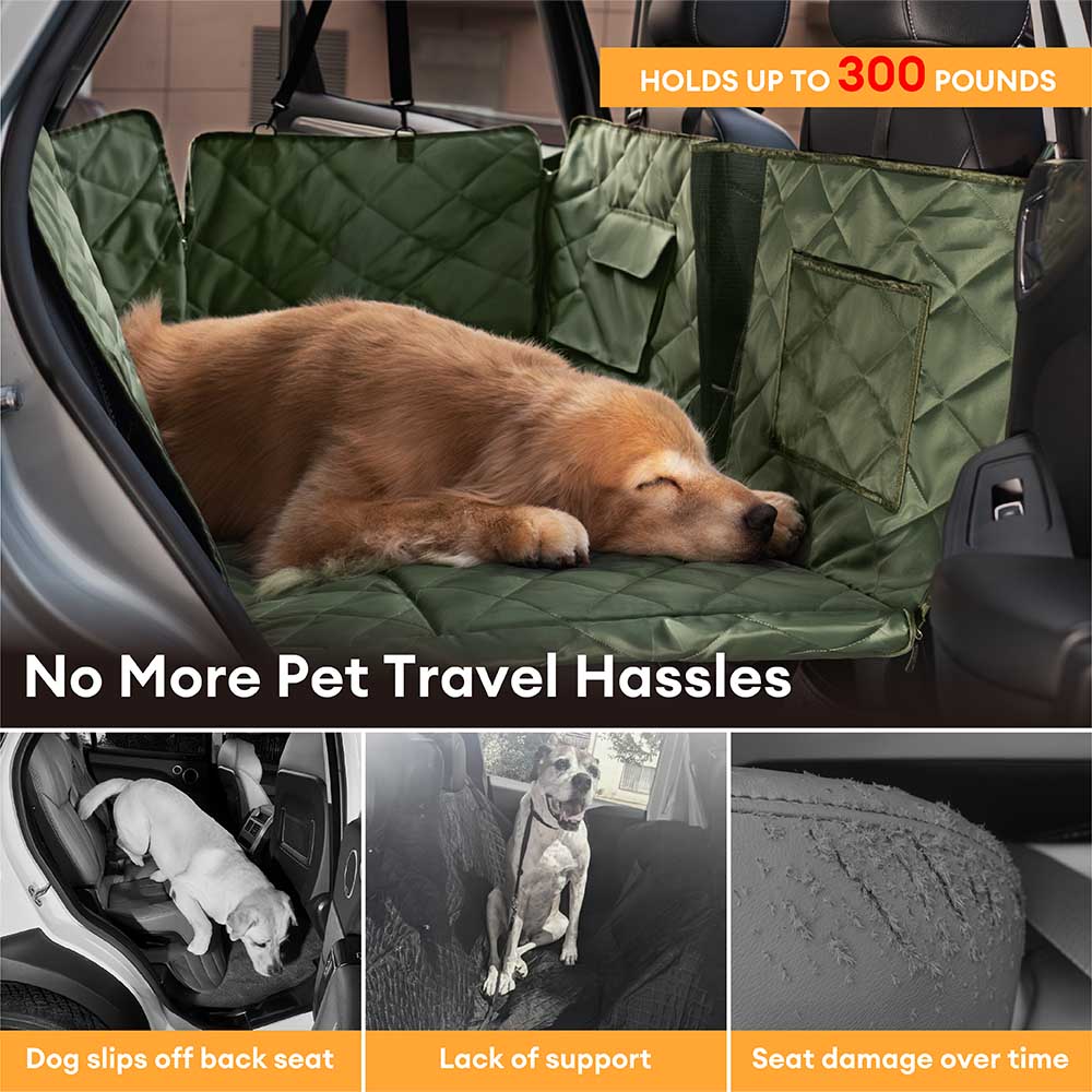 Mobile Bedroom Extra-Large Full Coverage Dog Back Seat Extender - Ideal for Travel & Camping