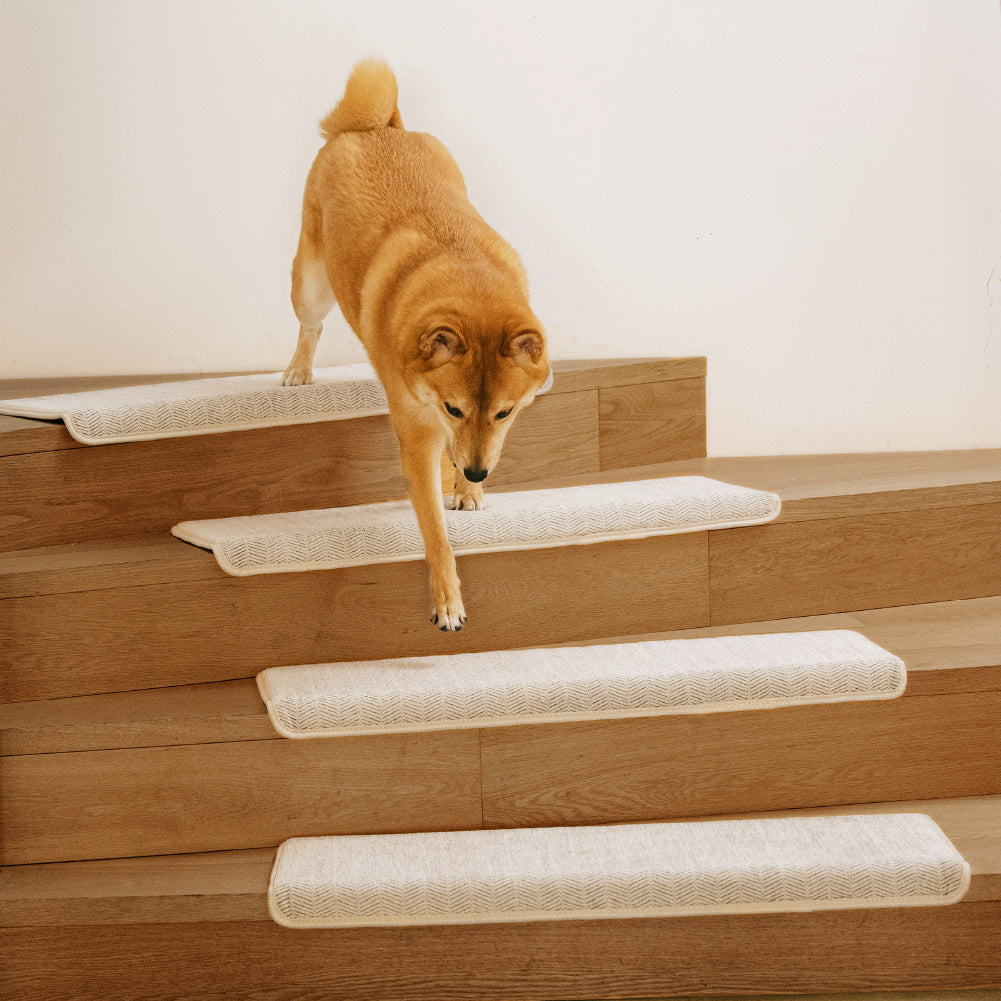 Herringbone Wear-Resistant Stair Protection Tape Free Carpet Stair Treads