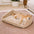 Plush Warmth Removable Orthopedic Wedge Bolster Dog Sofa Bed - CozySlope